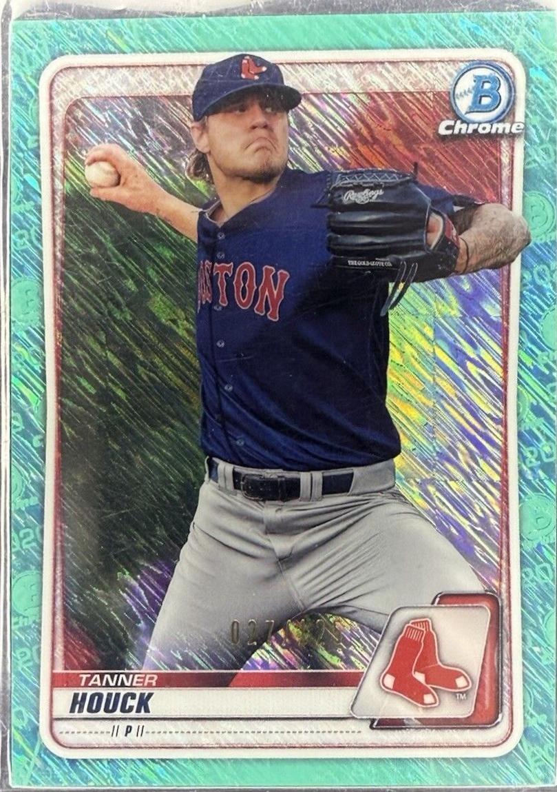 Tanner Houck [Aqua Shimmer Refractor] #BCP-64
