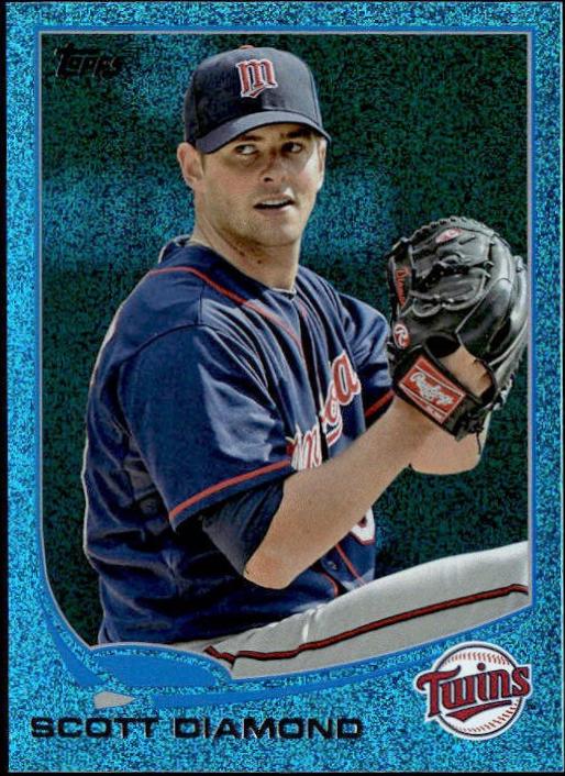 Scott Diamond [Silver Slate Blue Sparkle] #656