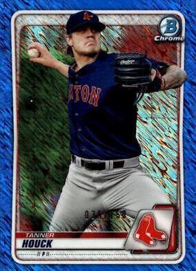 Tanner Houck [Blue Shimmer Refractor] #BCP-64