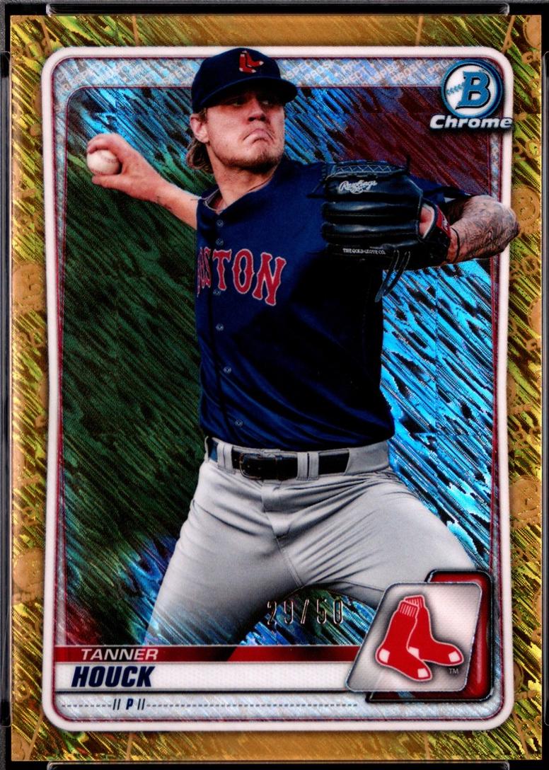 Tanner Houck [Gold Shimmer Refractor] #BCP-64