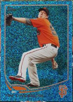 Tim Lincecum [Orange Jersey Silver Slate] #55