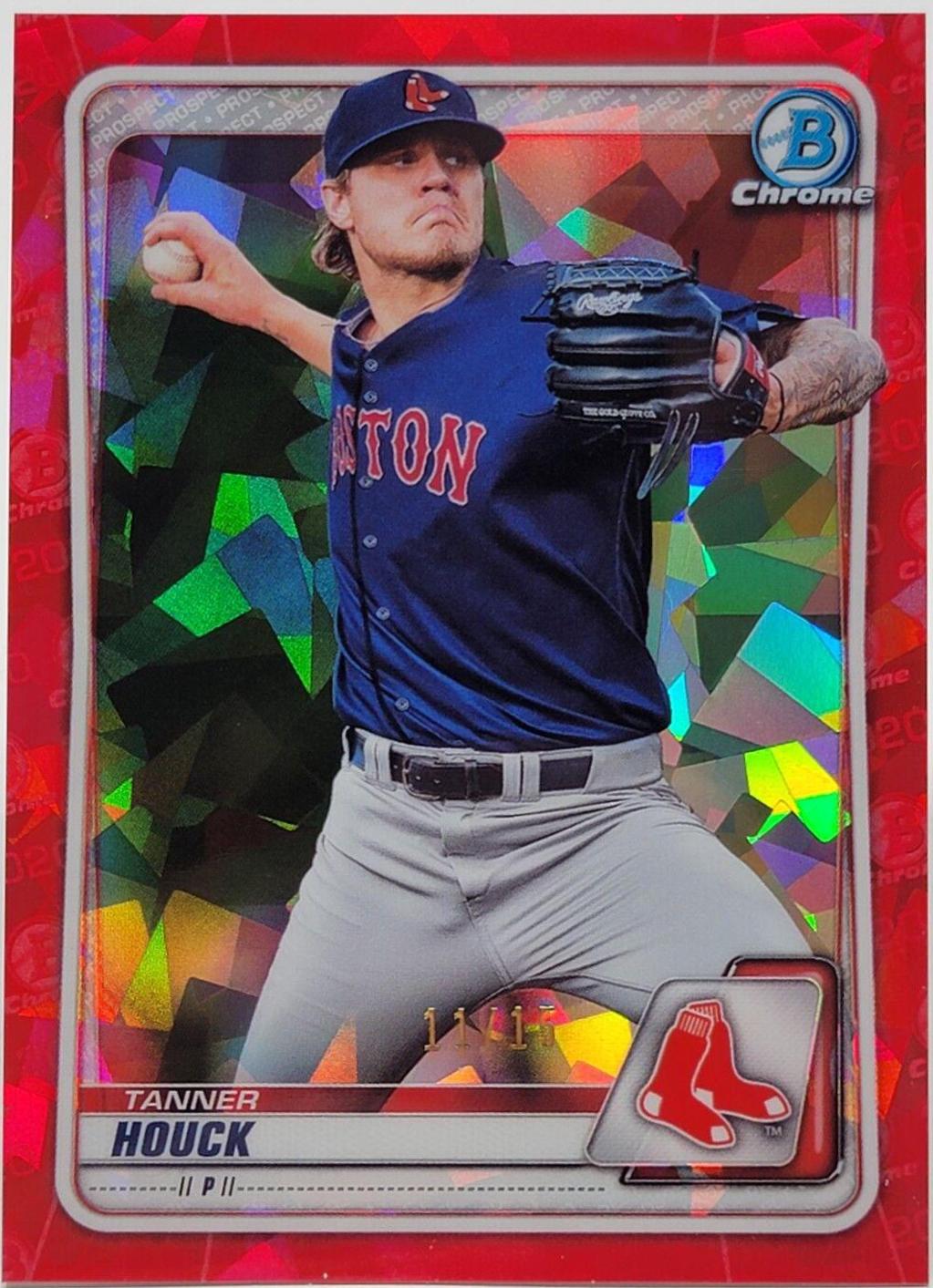 Tanner Houck [Red Shimmer Refractor] #BCP-64