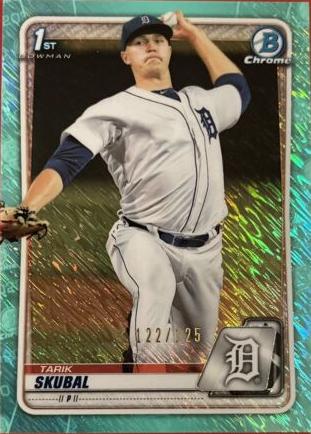 Tarik Skubal [Aqua Shimmer Refractor] #BCP-108