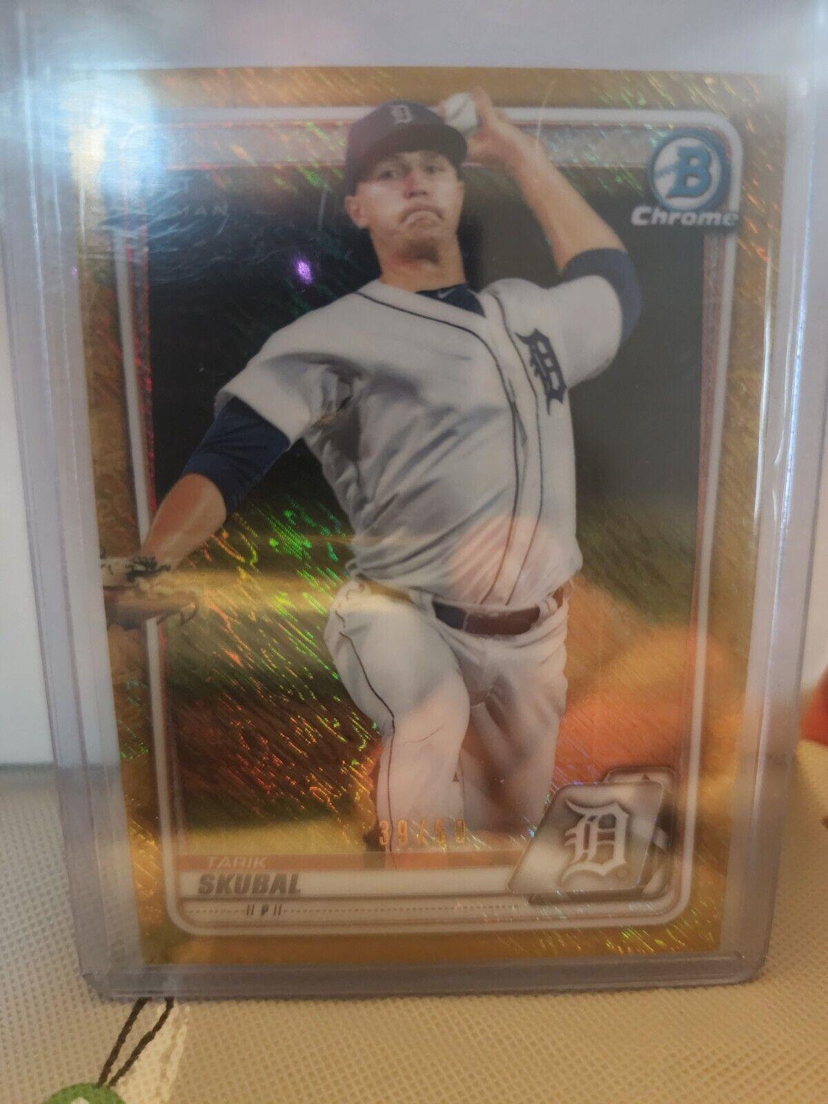 Tarik Skubal [Gold Shimmer Refractor] #BCP-108