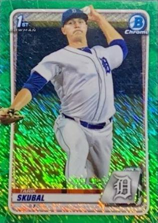 Tarik Skubal [Green Shimmer Refractor] #BCP-108