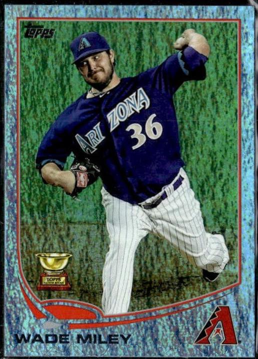 Wade Miley [Silver Slate Blue Sparkle] #530