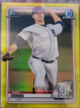 Tarik Skubal [Yellow Refractor] #BCP-108