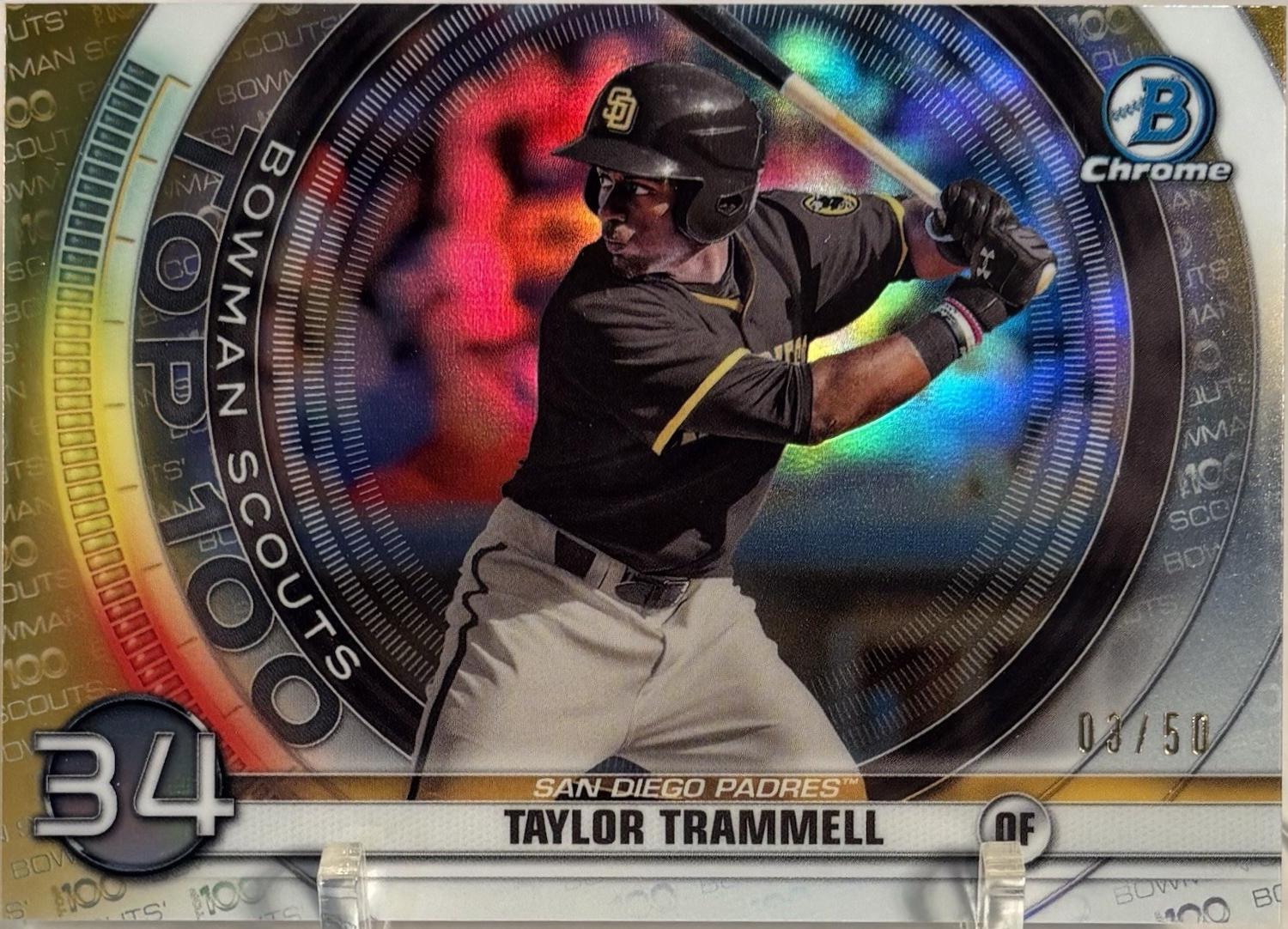 Taylor Trammell [Gold Refractor] #BCP-130