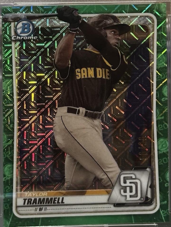 Taylor Trammell [Green Refractor] #BCP-130