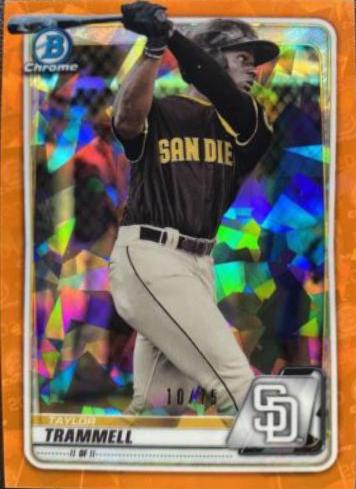 Taylor Trammell [Orange Shimmer Refractor] #BCP-130