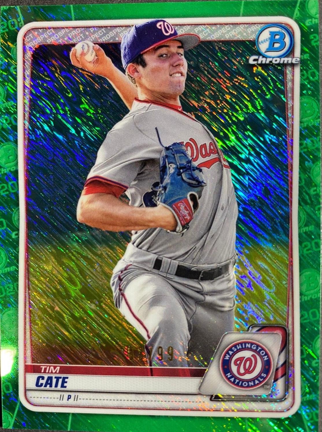 Tim Cate [Green Shimmer Refractor] #BCP-83