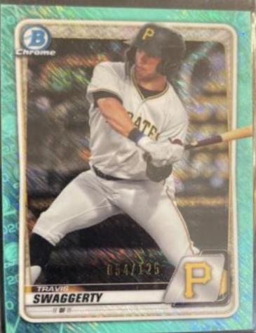 Travis Swaggerty [Aqua Shimmer Refractor] #BCP-146