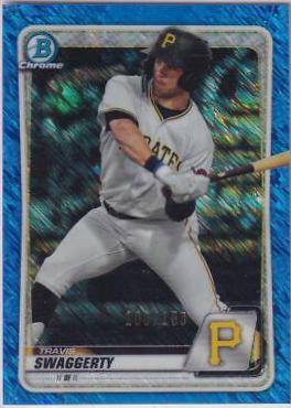 Travis Swaggerty [Blue Shimmer Refractor] #BCP-146