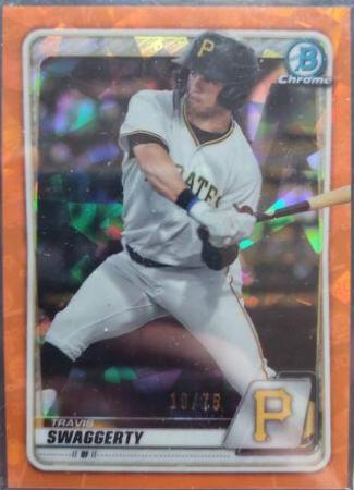 Travis Swaggerty [Orange Shimmer Refractor] #BCP-146