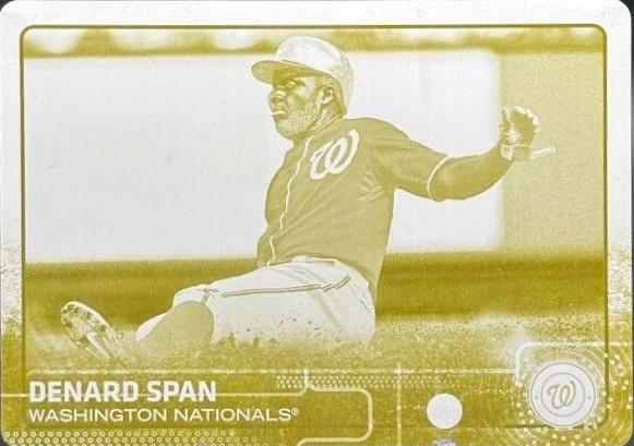 Denard Span [Printing Plate] #440