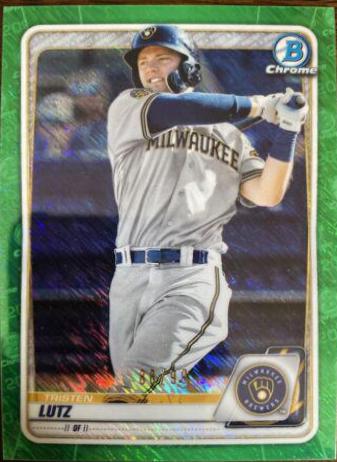 Tristen Lutz [Green Shimmer Refractor] #BCP-81