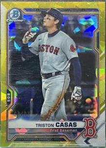 Triston Casas [Gold Shimmer Refractor] #BCP-18