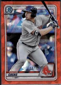 Triston Casas [Orange Shimmer Refractor] #BCP-18
