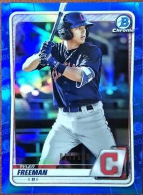 Tyler Freeman [Blue Shimmer Refractor] #BCP-40