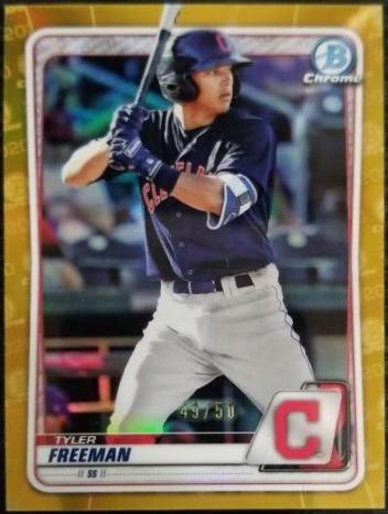 Tyler Freeman [Gold Shimmer Refractor] #BCP-40