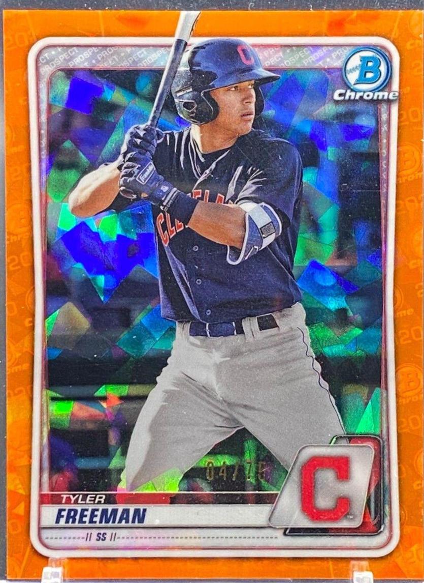 Tyler Freeman [Orange Shimmer Refractor] #BCP-40