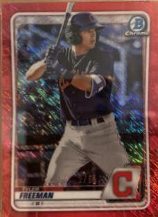 Tyler Freeman [Red Shimmer Refractor] #BCP-40