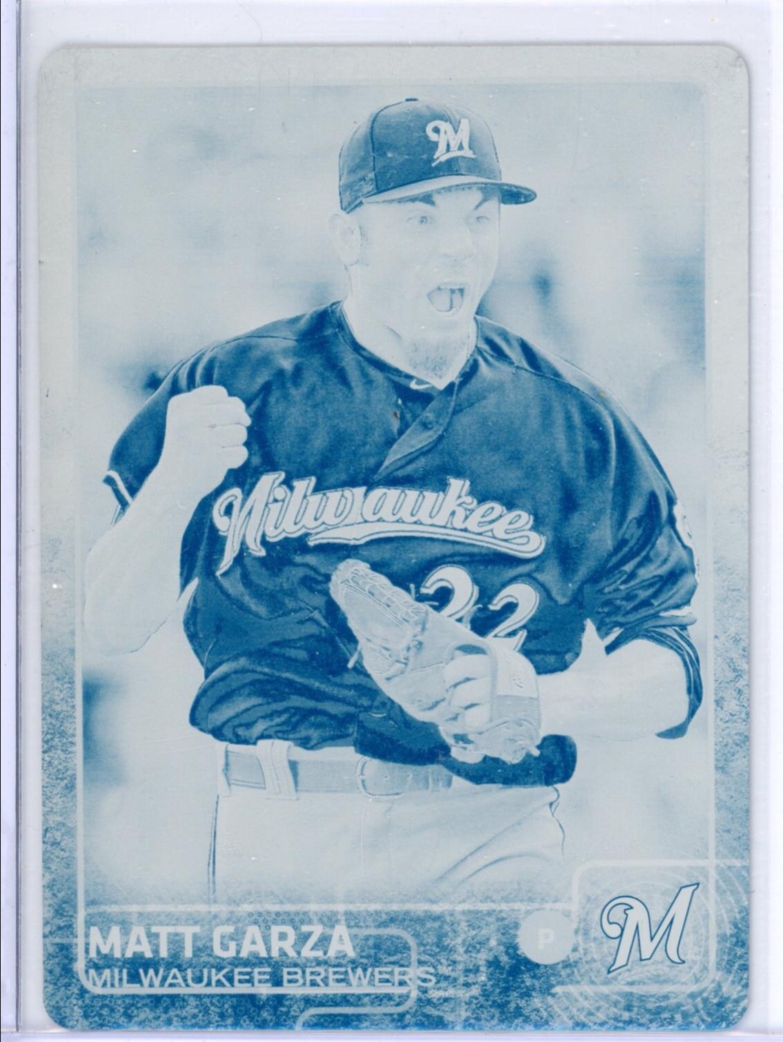 Matt Garza [Printing Plate] #56