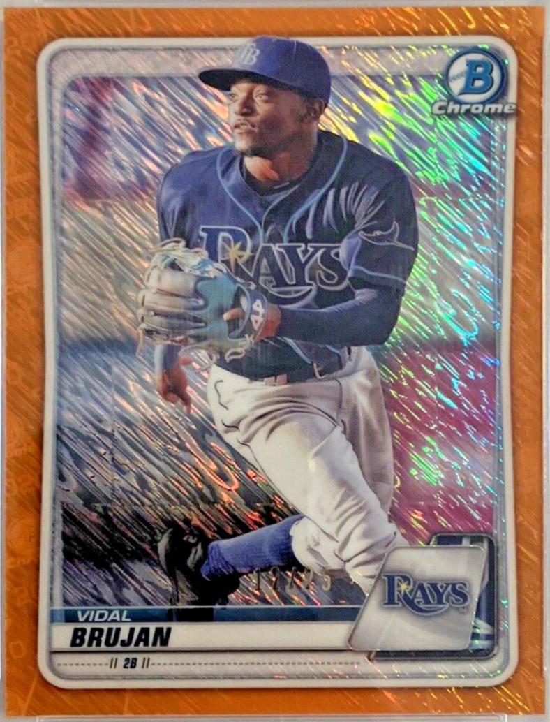 Vidal Brujan [Orange Shimmer Refractor] #BCP-241