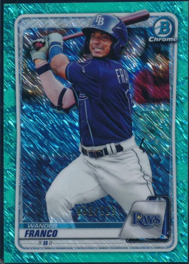 Wander Franco [Aqua Shimmer Refractor] #BCP-1