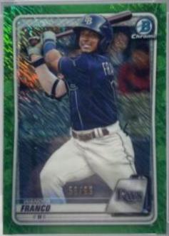 Wander Franco [Green Shimmer Refractor] #BCP-1