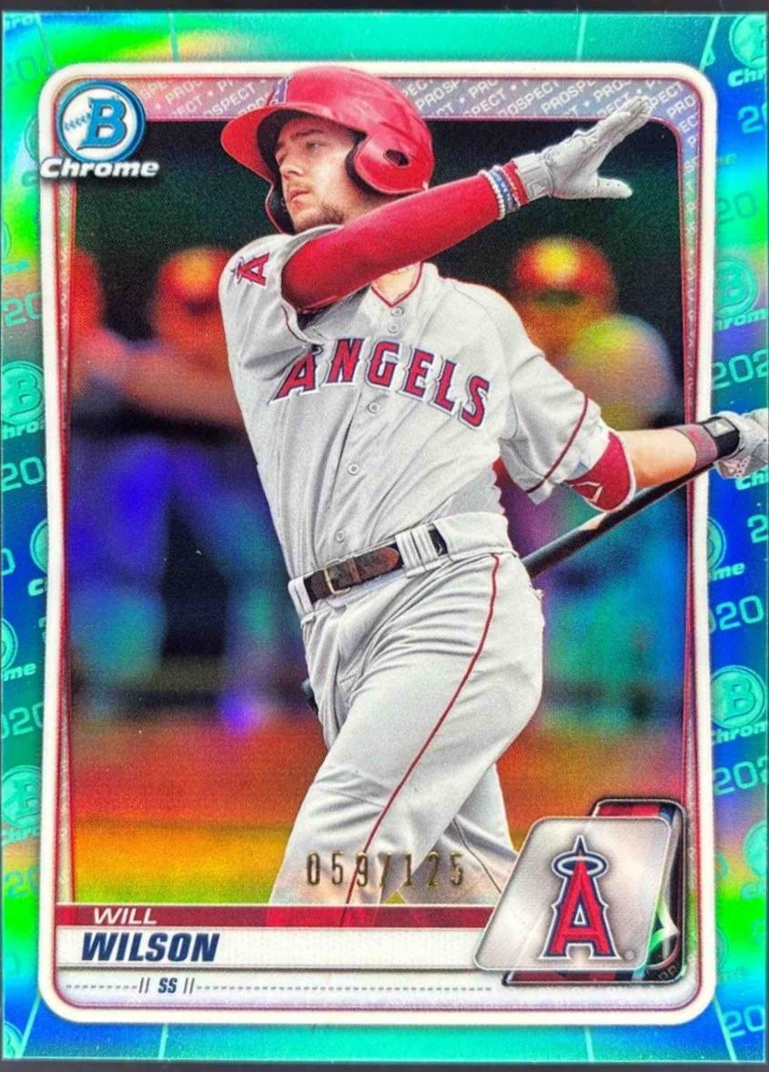 Will Wilson [Aqua Refractor] #BCP-147