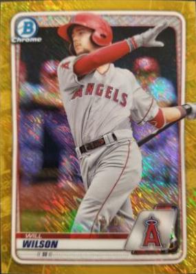 Will Wilson [Gold Shimmer Refractor] #BCP-147