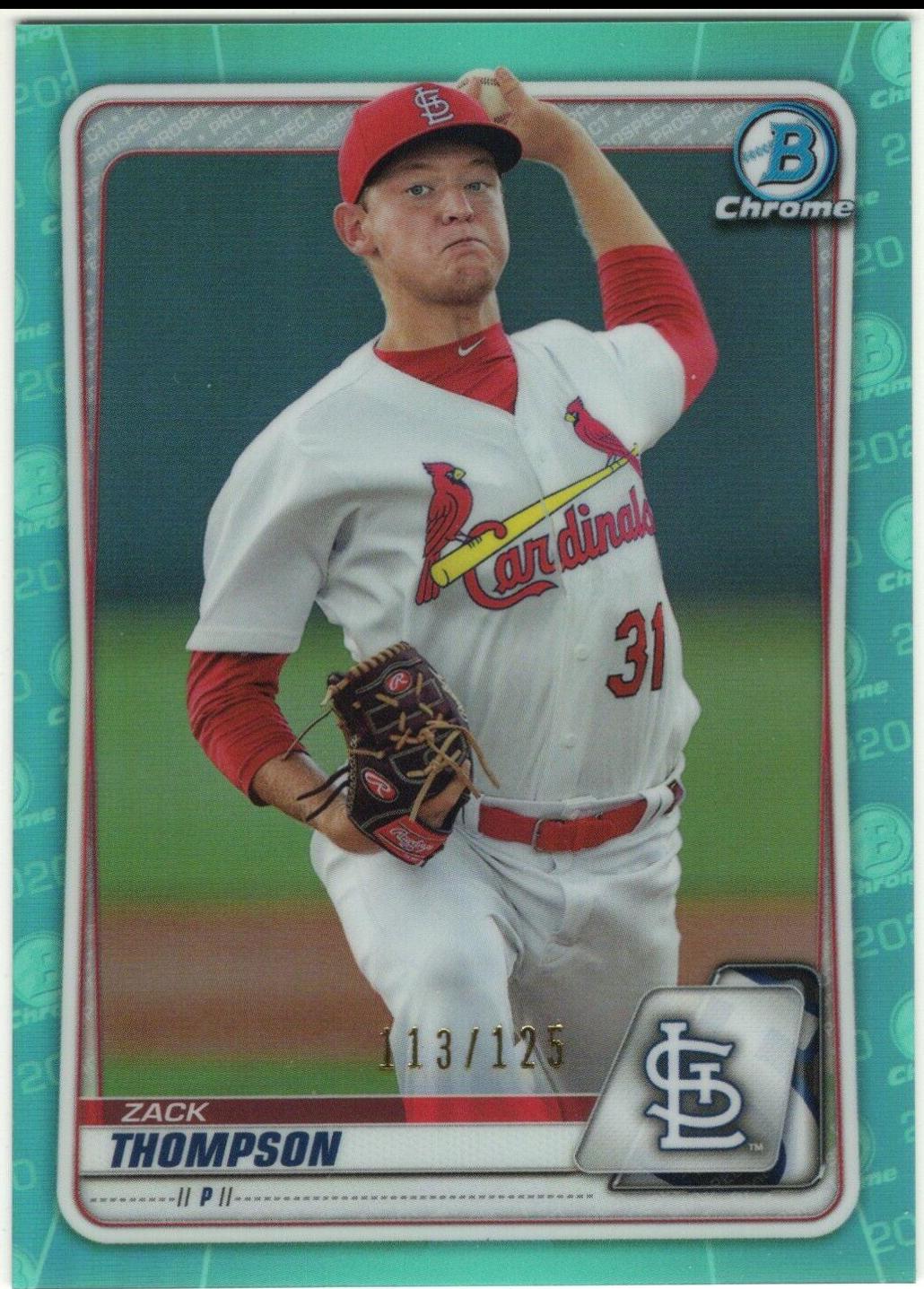 Zack Thompson [Aqua Refractor] #BCP-6
