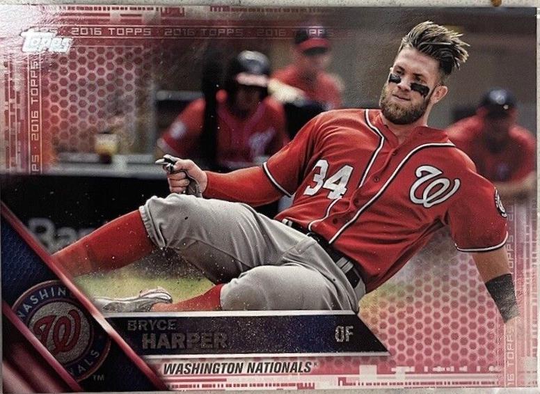 Bryce Harper [Sliding Pink] #100