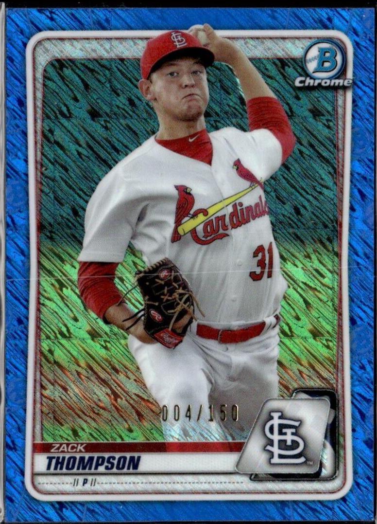 Zack Thompson [Blue Shimmer Refractor] #BCP-6
