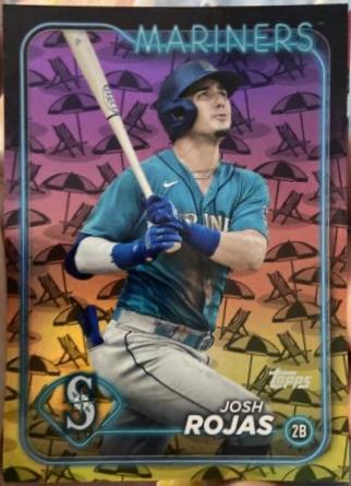 Josh Rojas [Yellow Crackle] #487