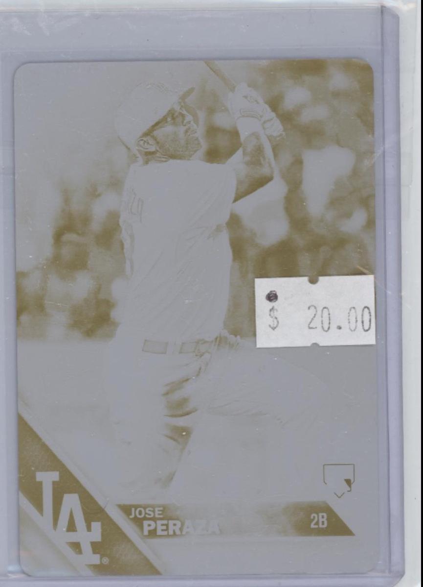 Jose Peraza [Printing Plate] #179