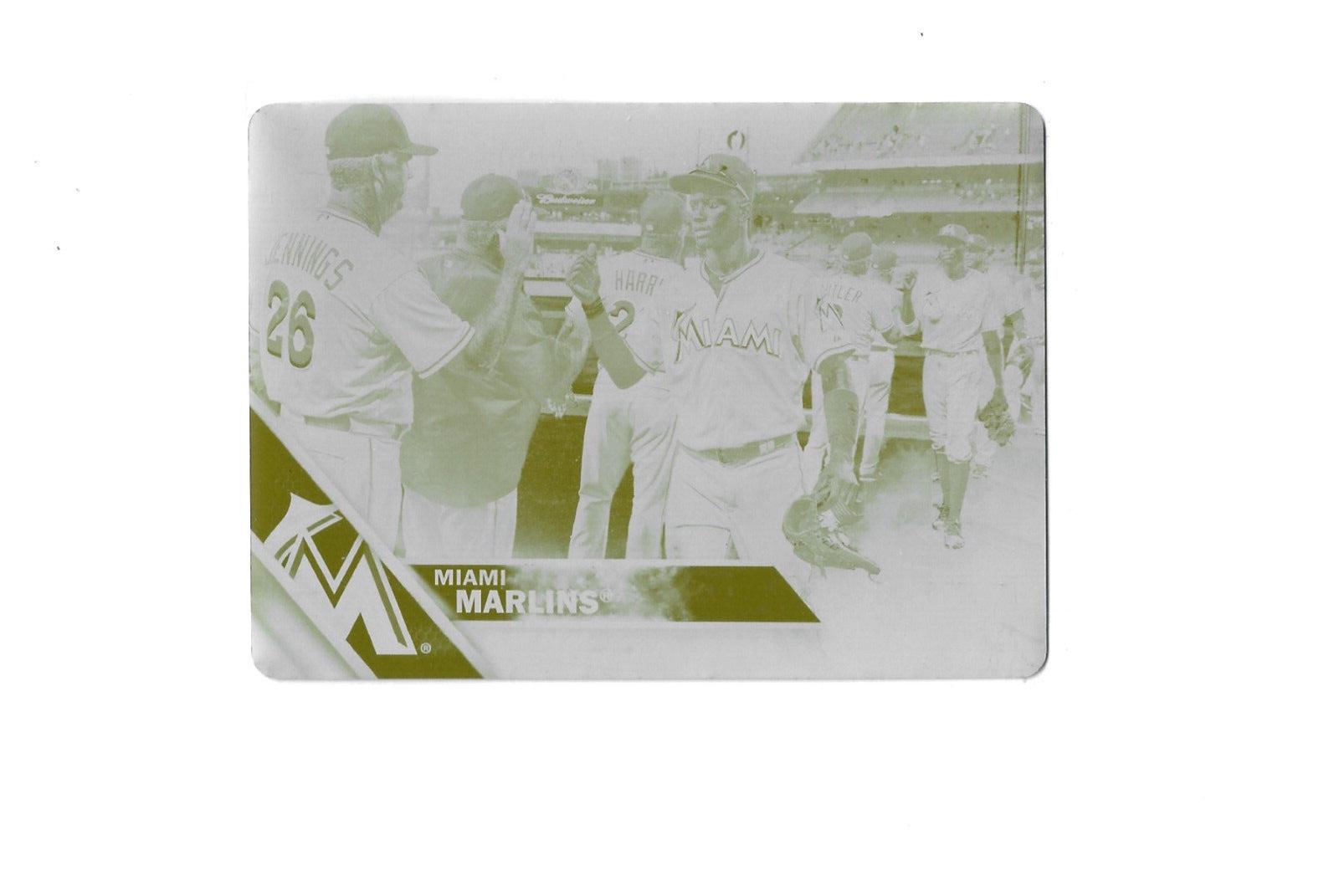 Miami Marlins [Printing Plate] #404