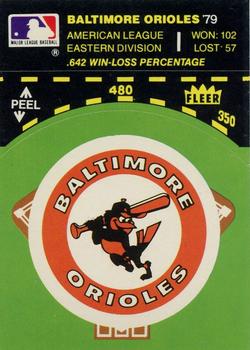 Fleer Baseball Stickers