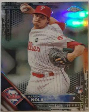 Aaron Nola [Black Refractor] #114