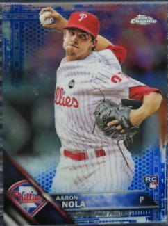 Aaron Nola [Blue Refractor] #114