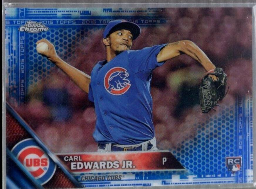 Carl Edwards Jr. [Blue Refractor] #85