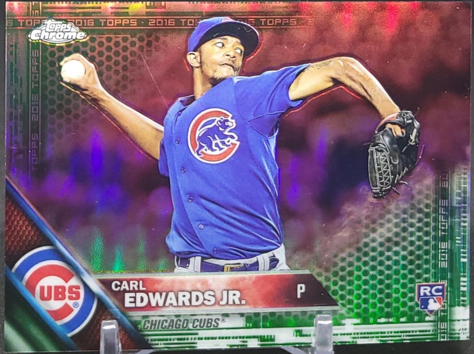 Carl Edwards Jr. [Green Refractor] #85