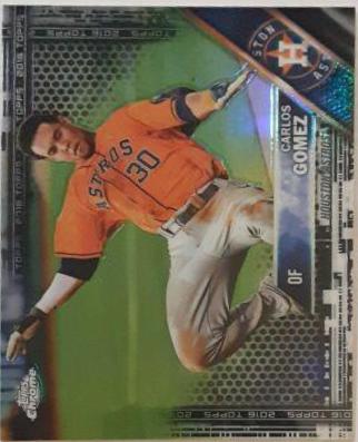 Carlos Gomez [Black Refractor] #118