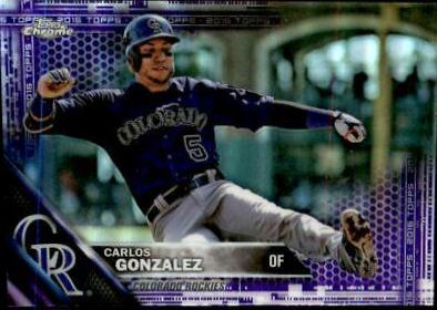Carlos Gonzalez [Purple Refractor] #51