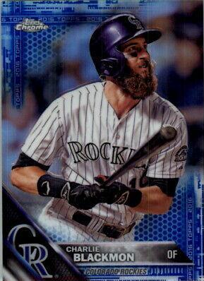 Charlie Blackmon [Blue Refractor] #15