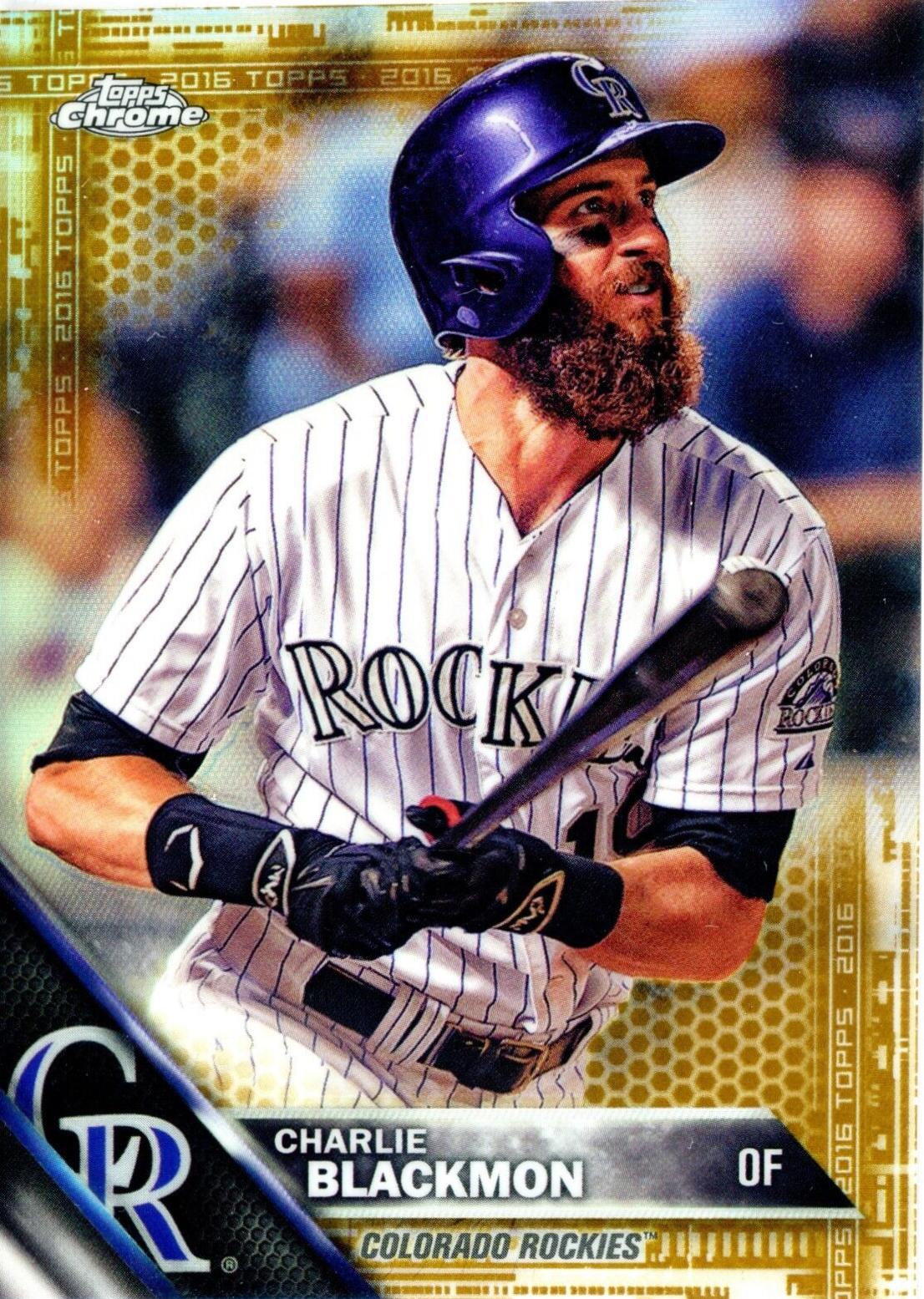 Charlie Blackmon [Gold Refractor] #15