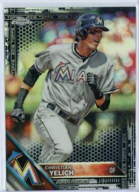 Christian Yelich [Black Refractor] #187