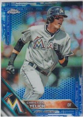 Christian Yelich [Blue Refractor] #187