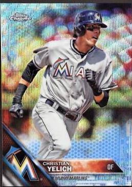 Christian Yelich [Blue Wave Refractor] #187